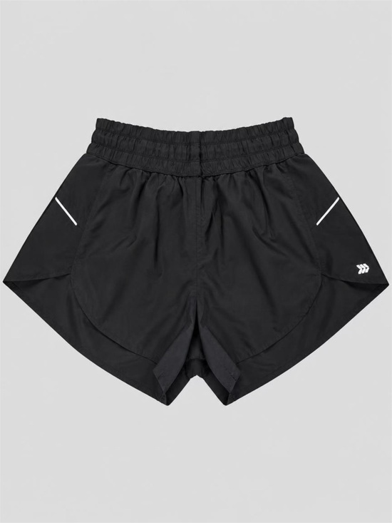 all in motion Pants - Women's All in Motion Black Athletic Running Shorts with Reflective Accents - M